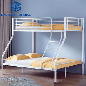 Металлическая двухъярусная кровать с наклонной лестницей для 3 человек - Product Image 4