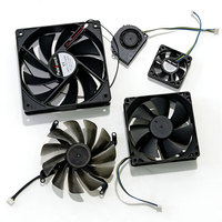 Ventilateur de boîtier PC noir 120 mm |   Roulement hydraulique PWM à 3 broches |   Ventilateur de refroidissement à haut débit d'air et faible bruit pour boîtiers d'ordinateur et refroidisseurs de processeur
