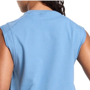 Camiseta sin Mangas de Algodón Puro con Logotipo Personalizable, Versión Casual Holgada de Verano para Mujer - Product Image 6