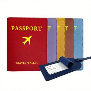 Porta Pasaportes RFID con Diseño de Banda Elástica, Cubierta de Cuero PU Ecológico Australiano para Libreta de Viaje - Product Image 1