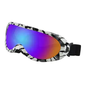 Großhandel taktische Ski brille für Outdoor-Spiele Sport Wandern und Erwachsene Ski Black Glasses Toric Lens Design