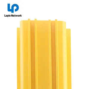 Ningbo Lepin China Factory Custom Size 60mm 600mm PVC Yellow Plastic Cables Trunking Raceway Cable Optical Tray
