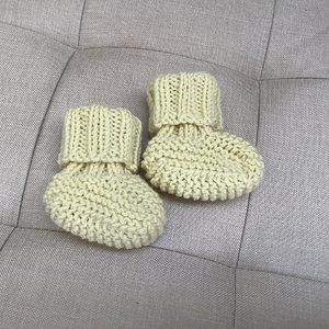 Hot Sale Winter Kids Crochet <strong>Socks</strong> Organic Cotton Hand Rib <strong>Knit</strong> Baby Booties