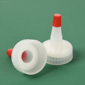 24/410 24/415 28/410 38/41020mm 24mm <b>28mm</b> Customized Color Ribbed Skirt Twist Open Dispensing Spout Cap PP Material for Bottles - Product Image 4