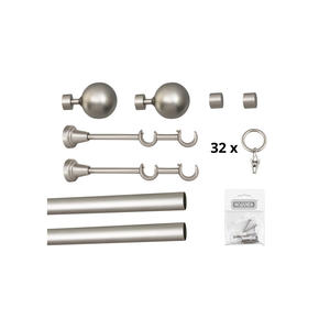 Riel de Techo Doble de PVC Duradero Bojanek, Juego Completo con Rodillos Deslizantes Suaves y Todos los Accesorios de Instalación Necesarios - Product Image 4