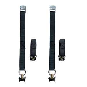 Accessoires de contrôle de cargaison logistique, sangle <span class=keywords><strong>d</strong></span>'<span class=keywords><strong>arrimage</strong></span> à cliquet 25 mm 2,9 m, sangle à boucle à came avec rail en L en aluminium, <span class=keywords><strong>anneau</strong></span> en O, accessoires à goujon unique - Product Image 2