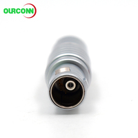 Vente directe d'usine des connecteurs OURCONN FGG 1B 4+1, prise coaxiale médicale, raccordement avec prise fixe 1B.