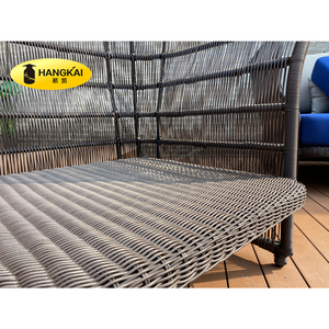 Juego de Sofás de Madera y Aluminio para Exteriores, Estilo Moderno Americano, con Cojines Impermeables para Patio de Villa, Hotel y <span class=keywords><strong>Restaurante</strong></span> - Product Image 6