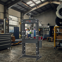 Presse hydraulique d'atelier 75 tonnes air/électrique avec hauteur de levage de 0 à 910 mm, garantie 12 mois pour usage en atelier de réparation automobile