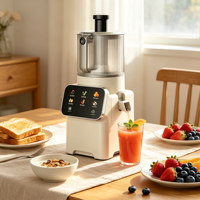 Extracteur de jus lent à écran tactile, presse-fruits à froid, certifié CE LFGB, directement de l'usine, coopération avec les distributeurs en gros