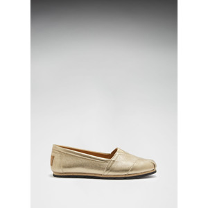 Alpargatas Chukka para Mujer, Cuero Dorado - Product Image 1