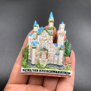 Washington, Hoa Kỳ, Lâu đài Neuschwanstein, Đức, Pháp, Ý, Syria, Đồng hồ chim cúc cu, Nhãn dán tủ lạnh bằng nhựa từ tính - Product Image 5