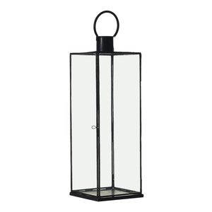 European Style Outdoor Glass Floor Luxury <b>Lantern</b> Garden Decoration Model Candle Holder Ornaments Iron Wind <b>Lanterns</b> - Product Image 1