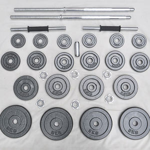 Ejercicio gimnasio deportes barra redonda <span class=keywords><strong>discos</strong></span> <span class=keywords><strong>kit</strong></span> mancuerna ajustable conjunto para la venta - Product Image 4