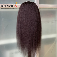 Peluca con Clip de Color Natural de alta calidad, cabello humano de cutícula completa, extensión de cabello de doble estiramiento, Clip en media peluca KS, venta al por mayor