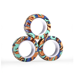Durable Finger Spinner <b>Ring</b> Smooth Fidget Spinner Toy Portable Fidget <b>Ring</b> Set for <b>Kids</b> Adults Daily Stress Relief - Product Image 4