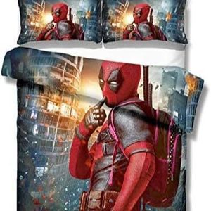 3Pcs Bộ Đồ Giường Đặt Máy Có Thể Giặt Mềm Pillowcase In Kỹ Thuật Số Phim Hoạt Hình Spider-Man Mô Hình Polyester Duvet Cover - Product Image 5