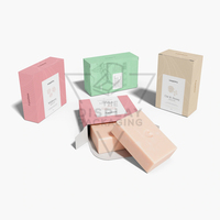 Cajas de Jabón de Cartón Kraft de Lujo al por Mayor, Formas y Tamaños Personalizados, Materiales Reciclados, Ecológicas, con Relieve Mate