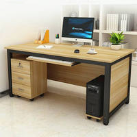Bureau d'ordinateur en forme de L personnalisé, mobilier de bureau, mobilier de bureau à 90 degrés