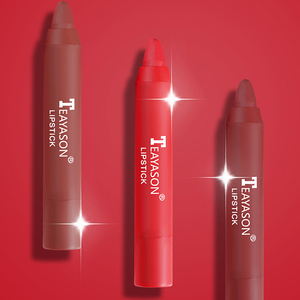 Crayon à lèvres mat nude 12 couleurs, marque privée, nouveau maquillage minéral waterproof avec effet hydratant longue durée pour filles - Product Image 6