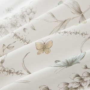 Juego de Funda Nórdica Wotcsil de 135/150 cm, Verde Beige, Diseño Floral, Jardín Botánico, Microfibra, 3 Piezas, Incluye Fundas - Product Image 5