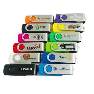 Memoria USB 2.0 3.0 con Logotipo Personalizado, Pendrive <span class=keywords><strong>de</strong></span> 2GB 4GB 8GB 16GB 32GB 64GB 128GB, Memoria USB Giratoria - Product Image 1