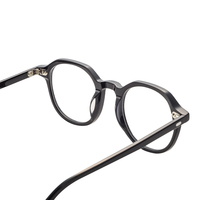 Pinhui moda Unisex gafas ópticas monturas Italia diseño Mazzucchell acetato diamante cara forma para hombres mujeres