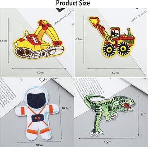 Tùy chỉnh trẻ em sắt trên các bản vá lỗi thêu trẻ em dễ thương phim hoạt hình sắt-on thêu các bản vá lỗi cho quần áo quần áo - Product Image 4