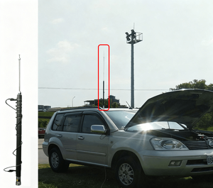 Antena HF Desmontable de 3-50 MHz de Alta Potencia y Banda Ancha para Radio HF Móvil para Comunicación en Automóviles - Product Image 2
