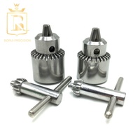 Mandrins de perçage en acier inoxydable Borui à 3 mors, précision HRC41-42 inférieure à 0,16 mm pour fraiseuse