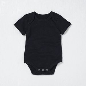 ชุดรอมเปอร์เด็กแรกเกิดผ้าฝ้ายสีพื้นแขนยาว ดีไซน์เรียบง่าย สำหรับเด็กอายุ 0-2 ปี สำหรับฤดูใบไม้ผลิ - Product Image 5