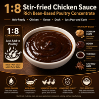 Sauce en gros pour poulet sauté, canard et oie, qualité restaurant, disponible en sachet et en fût