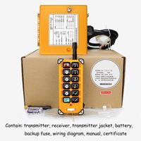 Station de commande radio industrielle 12V pour grue, chargeuse directionnelle, écrans d'affichage, marteau hydraulique, télécommande, avec code d'apprentissage universel