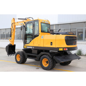 Escavadeira de rodas JGM9075L de <span class=keywords><strong>8</strong></span> toneladas, nova escavadeira hidráulica de rodas para venda, máquinas de terraplenagem da China - Product Image 6