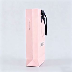 Factory Custom Gold Foil Shoe Underwear Paper <b>Bag</b> Luxury Kraft Paper Packaging for Footwear and Lingerie Brands - Product Image 1