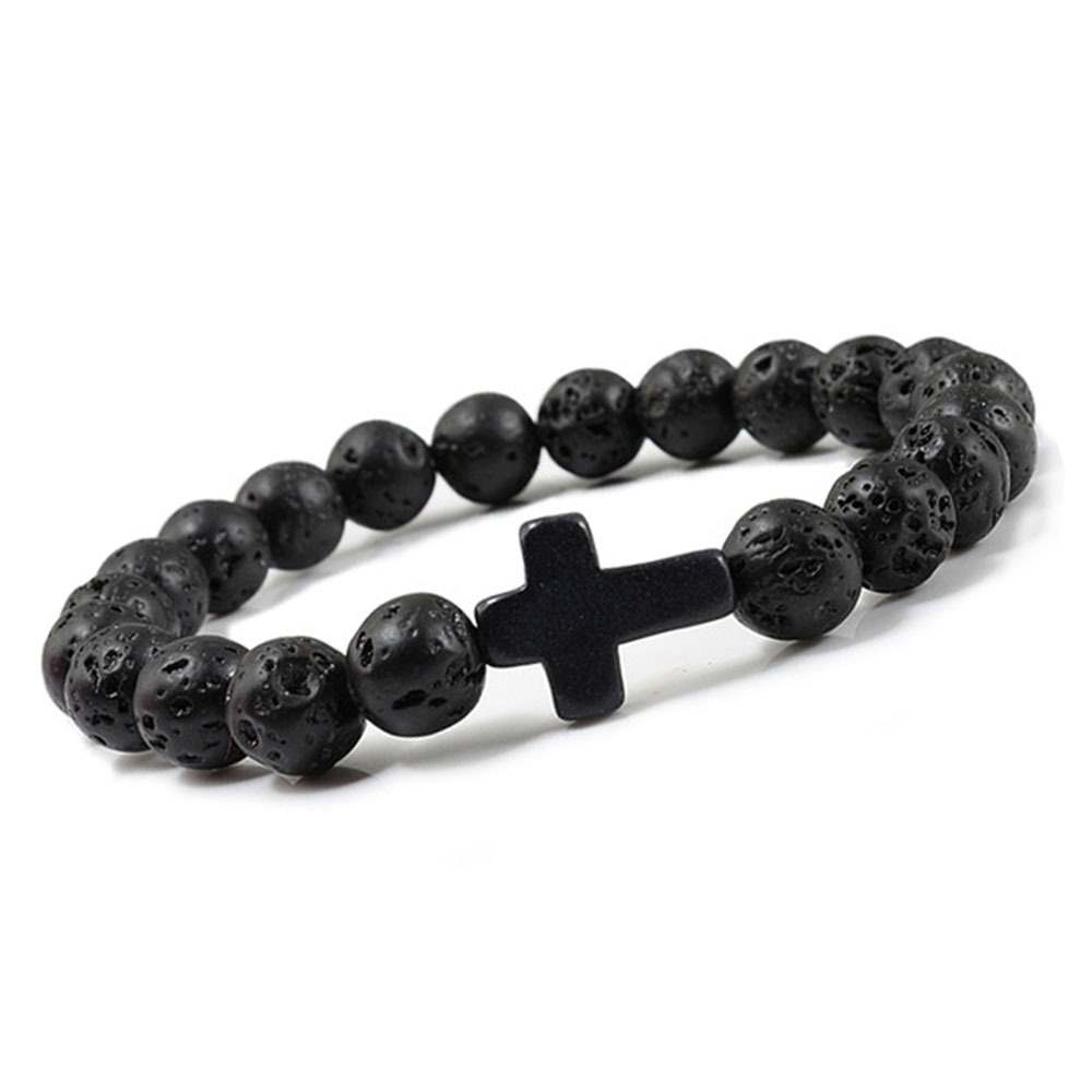 Rock de lave noir