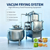 Friteuse sous vide OEM personnalisée Vicmai avec garantie de 5 ans, pompe à faible consommation d'huile pour usine de snacks, chips de bananes, gombo