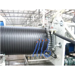 Large Diameter HDPE Hollow-wall Coiled Pipe Extrusion Line