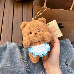 ตุ๊กตาหมีเนยผ้ากำมะหยี่ขนยาวจากประเทศไทยของเล่นจี้ห้อยคอแบบใหม่จากโรงงาน - Product Image 3