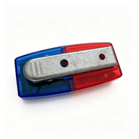 Feux de signalisation routière LED rechargeables à fixation magnétique, lumières rouge et bleue clignotantes pour autoroutes, zones de construction, aéroports, urbain