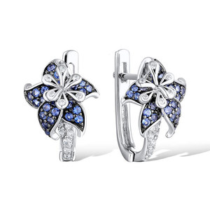 Orecchini a Fiore Mandala per Donne, Stile Francese, Accessori di Moda Floreali per Uso Quotidiano - Product Image 1