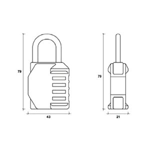 Khóa số hợp kim kẽm chất lượng cao 4 số <span class=keywords><strong>d</strong></span>ùng cho tủ khóa phòng tập thể <span class=keywords><strong>d</strong></span>ục, trường học, thể thao - Product Image 2