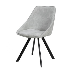 Comfortable Fabric Dark Gray Dining <strong>Table</strong> <strong>Chairs</strong> Luxury <strong>Arm</strong> Cheap Dining <strong>Chairs</strong> Set of 6 Lowest Price China Design Dining <strong>Chair</strong> - Product Image 2