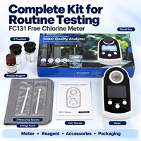 Analyseur d'eau portable Kit de test de chlore Conformité totale résiduelle gratuite du spa de piscine Facile à utiliser
