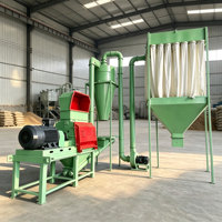 Broyeur de bois industriel 90KW modèle 800 à broyage en goutte d'eau avec moteur, engrenages et roulements pour résidus agricoles et déchets de meubles, capacité 2-5T/H