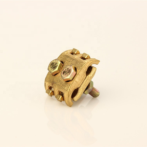 Heavy Duty Brass Earth Claw Clip Clamp Electrical Parallel Cable Connector Inch Electroplated for Industrial Power Distribution - Product Image 4