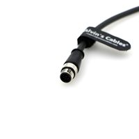 Câble Ethernet blindé Alvin's Cables M12 A-Code 8 broches mâle RJ45 Cat6a pour automatisation industrielle et appareils réseau haute flexibilité