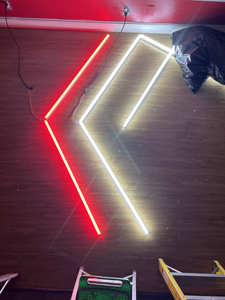 Hanyin Led RGB rửa xe RGB ánh sáng cho cửa hàng xe hơi và nhà để xe tổ ong đèn nhà để xe ánh sáng ceil - Product Image 4