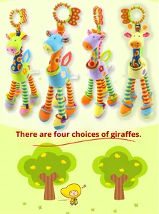 Happymonkey Bear Peluche Super Douce à Suspendre au Siège de Voiture, Pendentif Anti-Stress pour Poussette de Bébé Nouveau-né, Jouet Confort - Product Image 5