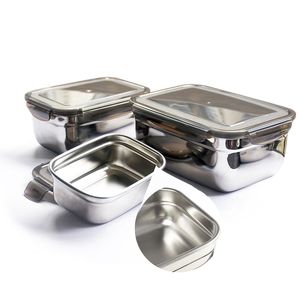 9 Pieces Per Set High Quality Stainless Steel Bento Lunch Box Wholesale Custom Eco Friendly Storage Set